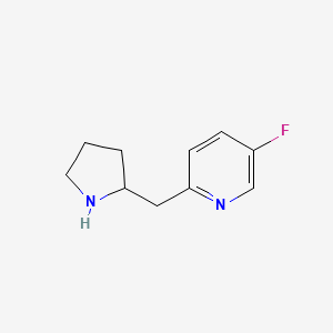 5-Fluoro-2-(pyrrolidin-2-ylmethyl)pyridine