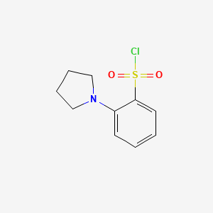 2-(Pyrrolidin-1-yl)benzene-1-sulfonyl chloride