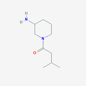 molecular formula C10H20N2O B1360977 1-(3-甲基丁酰基)哌啶-3-胺 CAS No. 1114596-49-4