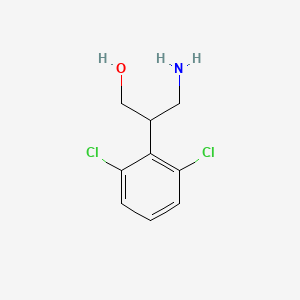 3-Amino-2-(2,6-dichlorophenyl)propan-1-ol