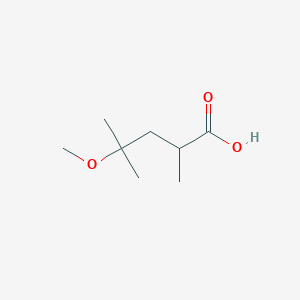 4-Methoxy-2,4-dimethylpentanoic acid