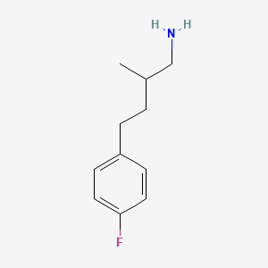 4-(4-Fluorophenyl)-2-methylbutan-1-amine