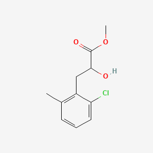 Methyl 3-(2-chloro-6-methylphenyl)-2-hydroxypropanoate