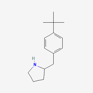 2-[(4-Tert-butylphenyl)methyl]pyrrolidine