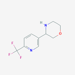 3-[6-(Trifluoromethyl)-3-pyridinyl]morpholine