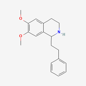 molecular formula C19H23NO2 B1360984 1,2,3,4-四氢-6,7-二甲氧基-1-苯乙基异喹啉 CAS No. 29903-68-2
