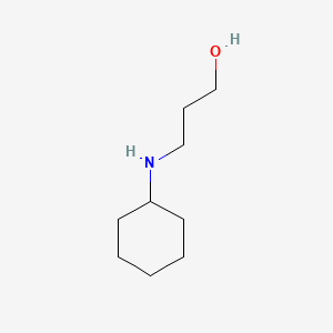 molecular formula C9H19NO B1360985 3-(环己基氨基)丙-1-醇 CAS No. 31121-12-7