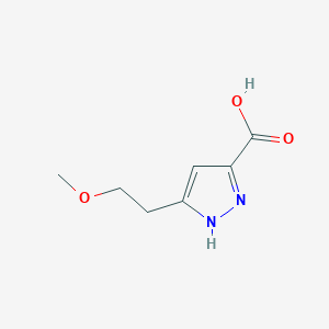 3-(2-methoxyethyl)-1H-pyrazole-5-carboxylic acid