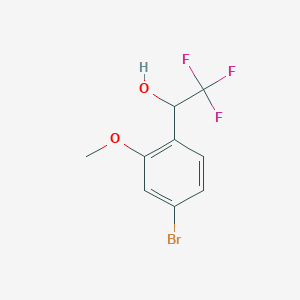 4-Bromo-2-methoxy-alpha-(trifluoromethyl)benzyl Alcohol