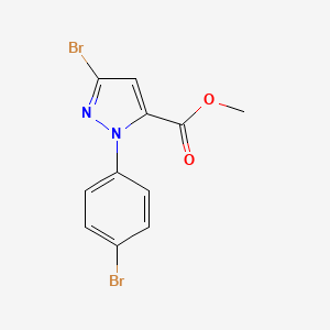 methyl3-bromo-1-(4-bromophenyl)-1H-pyrazole-5-carboxylate