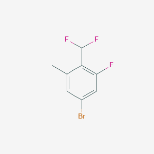 5-Bromo-2-(difluoromethyl)-1-fluoro-3-methylbenzene