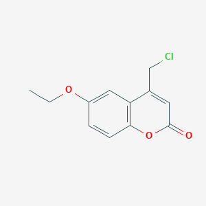 molecular formula C12H11ClO3 B1360997 4-(氯甲基)-6-乙氧基-2H-色满-2-酮 CAS No. 933916-95-1