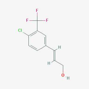 3-(4-Chloro-3-(trifluoromethyl)phenyl)prop-2-en-1-ol