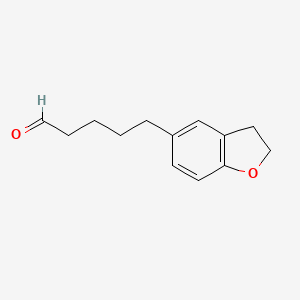 5-(2,3-Dihydrobenzofuran-5-yl)pentanal