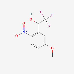 2,2,2-Trifluoro-1-(5-methoxy-2-nitrophenyl)ethan-1-ol