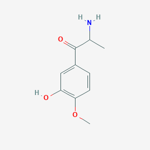 2-Amino-1-(3-hydroxy-4-methoxyphenyl)propan-1-one