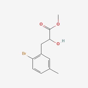 Methyl 3-(2-bromo-5-methylphenyl)-2-hydroxypropanoate