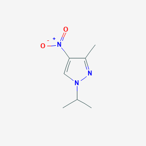 molecular formula C7H11N3O2 B1361029 1-异丙基-3-甲基-4-硝基-1H-吡唑 CAS No. 1172475-45-4