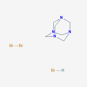 molecular formula C6H13Br3N4 B136103 六亚甲基四胺三溴化物 CAS No. 149261-40-5