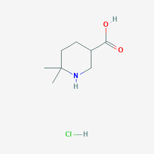 6,6-Dimethylpiperidine-3-carboxylicacidhydrochloride