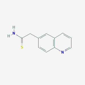 2-(Quinolin-6-yl)ethanethioamide