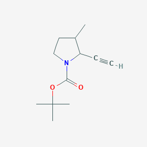 tert-butyl 2-ethynyl-3-methylpyrrolidine-1-carboxylate, Mixture of diastereomers