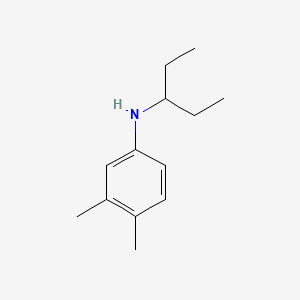 B1361058 N-(1-ethylpropyl)-3,4-dimethylaniline CAS No. 56038-89-2