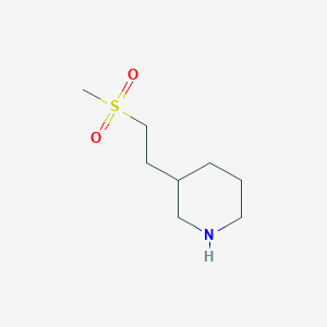 3-(2-Methanesulfonylethyl)piperidine