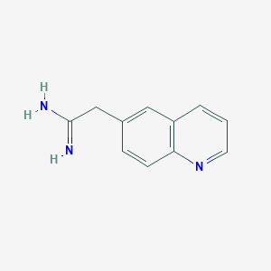 2-(Quinolin-6-yl)acetimidamide