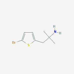 1-(5-Bromothiophen-2-yl)-2-methylpropan-2-amine