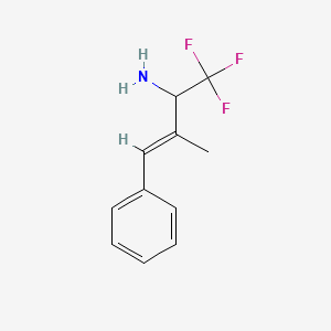 1,1,1-Trifluoro-3-methyl-4-phenylbut-3-en-2-amine