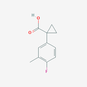 1-(4-Fluoro-3-methylphenyl)cyclopropanecarboxylic acid