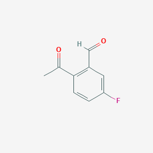 2-Acetyl-5-fluorobenzaldehyde