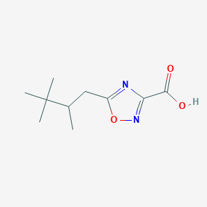 5-(2,3,3-Trimethylbutyl)-1,2,4-oxadiazole-3-carboxylic acid