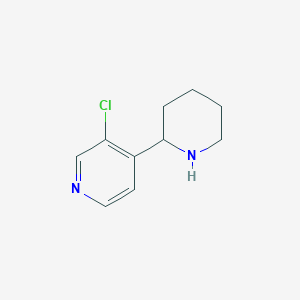 3-Chloro-4-(piperidin-2-yl)pyridine