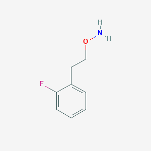 O-[2-(2-fluorophenyl)ethyl]hydroxylamine