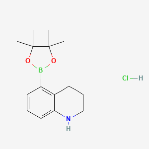 5-(4,4,5,5-Tetramethyl-1,3,2-dioxaborolan-2-yl)-1,2,3,4-tetrahydroquinoline hydrochloride