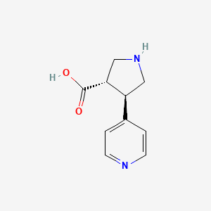 (3S,4R)-4-(4-Pyridinyl)-3-pyrrolidinecarboxylic acid