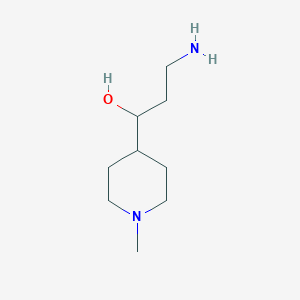 3-Amino-1-(1-methylpiperidin-4-yl)propan-1-ol