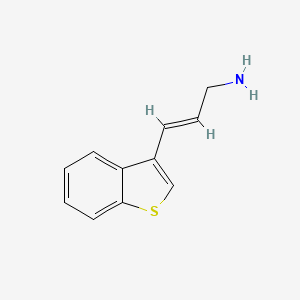 3-(Benzo[b]thiophen-3-yl)prop-2-en-1-amine