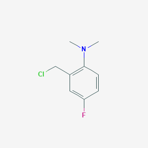 2-(chloromethyl)-4-fluoro-N,N-dimethylaniline