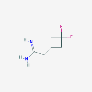 2-(3,3-Difluorocyclobutyl)ethanimidamide