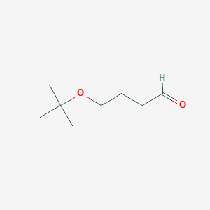 molecular formula C8H16O2 B13610960 4-(Tert-butoxy)butanal 