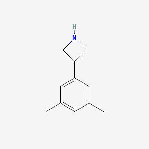 molecular formula C11H15N B13610965 3-(3,5-Dimethylphenyl)azetidine 