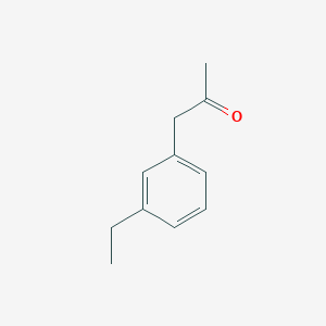 molecular formula C11H14O B13610971 1-(3-Ethylphenyl)propan-2-one CAS No. 91166-27-7