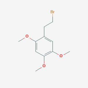 molecular formula C11H15BrO3 B13611023 1-(2-Bromoethyl)-2,4,5-trimethoxybenzene 