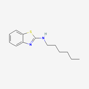 molecular formula C13H18N2S B1361106 苯并噻唑-2-基-己基-胺 CAS No. 28455-41-6