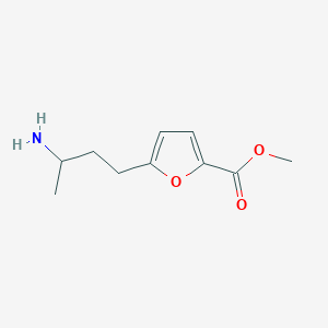 Methyl 5-(3-aminobutyl)furan-2-carboxylate