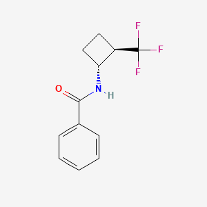 rac-N-[(1R,2R)-2-(trifluoromethyl)cyclobutyl]benzamide