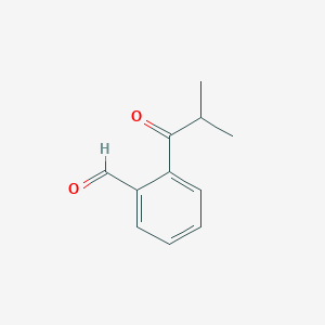 molecular formula C11H12O2 B13611085 2-Isobutyrylbenzaldehyde 